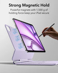 Powerful magnets with 1500g of holding force keep your ipad secure