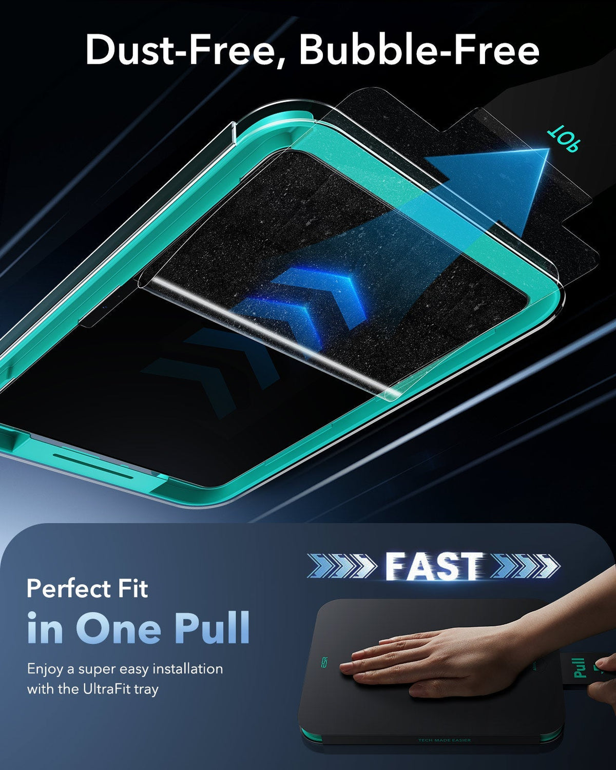 iPad Air 11" (M4) 2026 UltraFit Armorite®  Screen Protector - 2 Pack ESR ESR