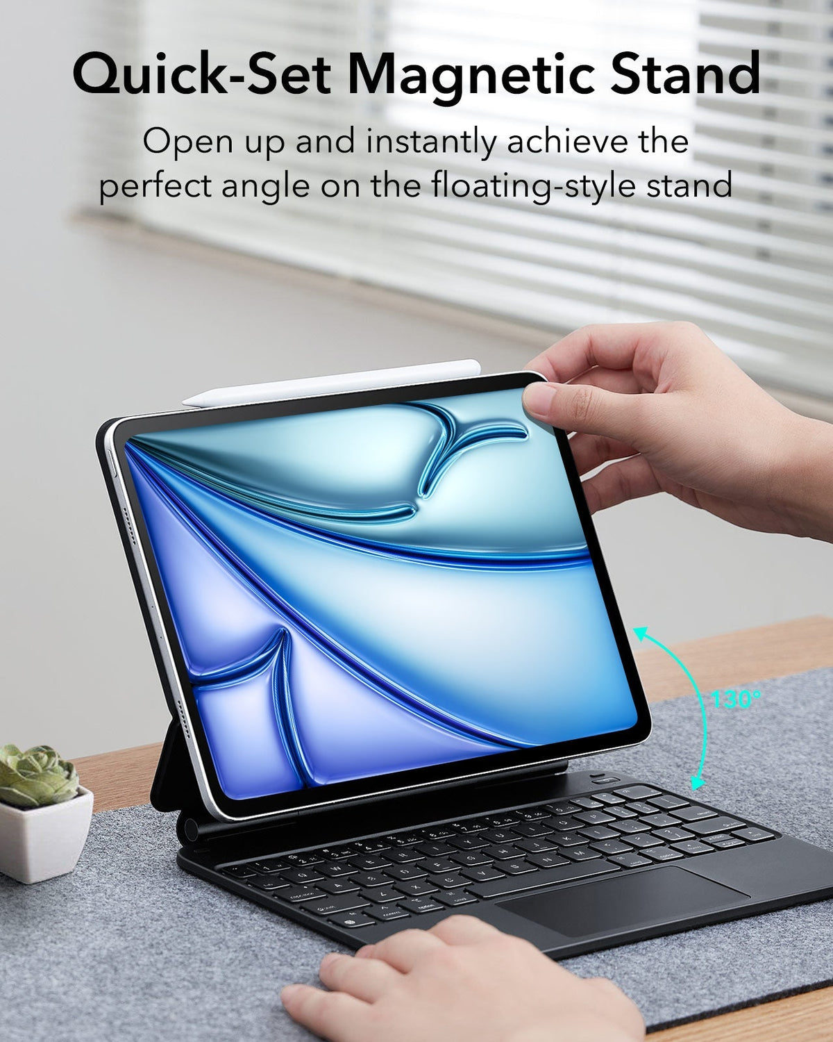 iPad Air 11" (M4, 2026) Rebound Magnet-Tastaturhülle