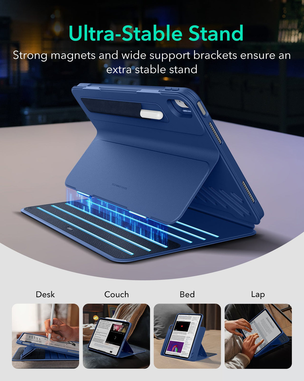 iPad Air 13" (2025) Shift Magnetic Case - Navy Blue ESR ESR