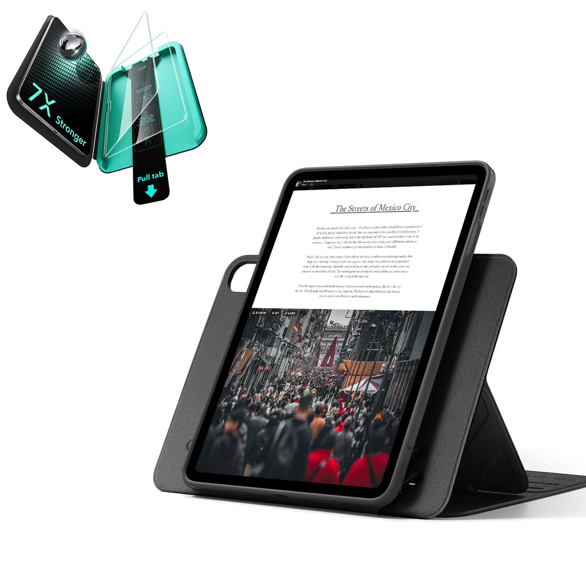 iPad Air 13" (M4) 2026 Bundle Shift Magnetic Case & Armorite® Protection - Black ESR ESR