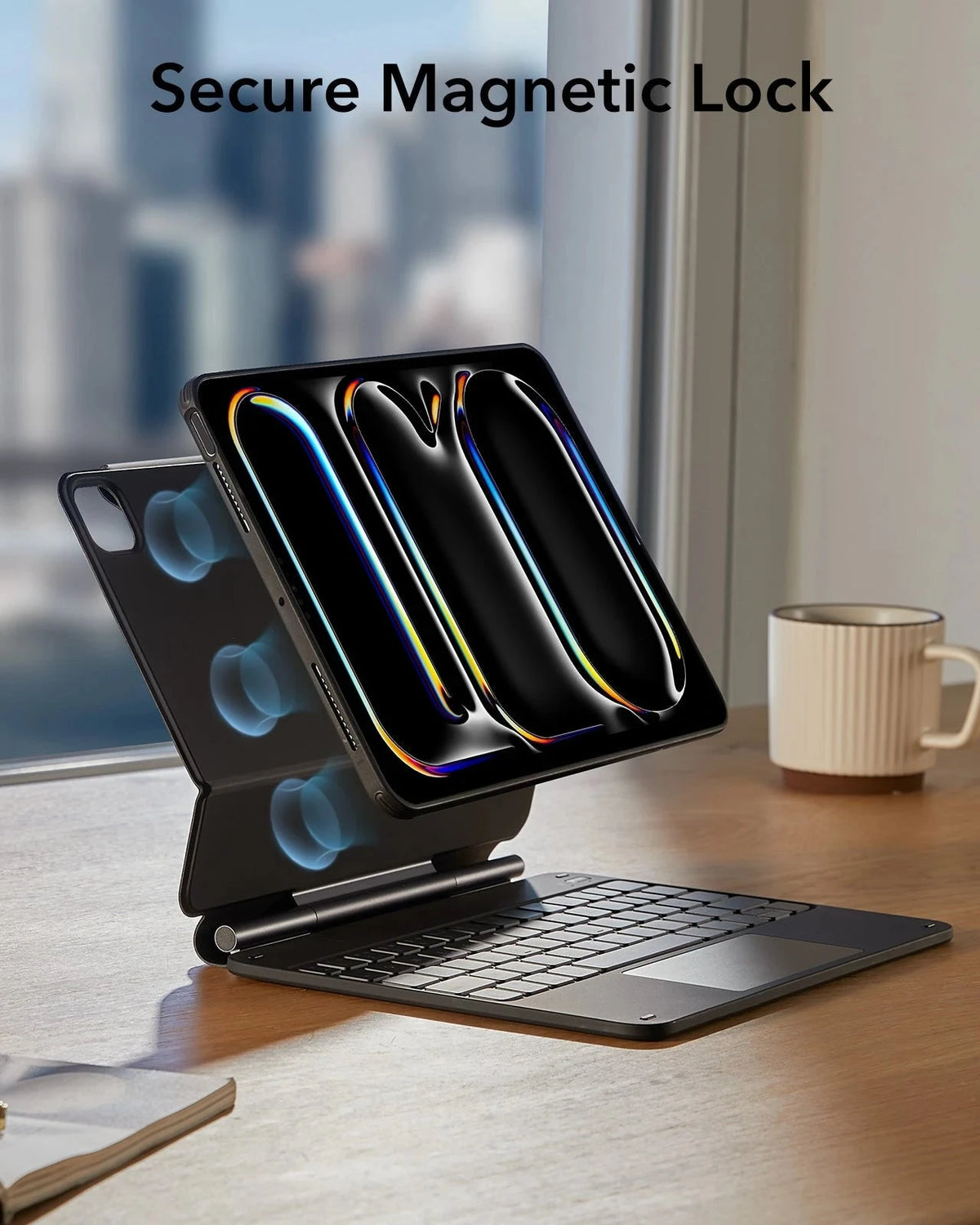 iPad Pro 11” (2025) Rebound Magnetic Keyboard Case 360 - UK Layout-Black ESR ESR