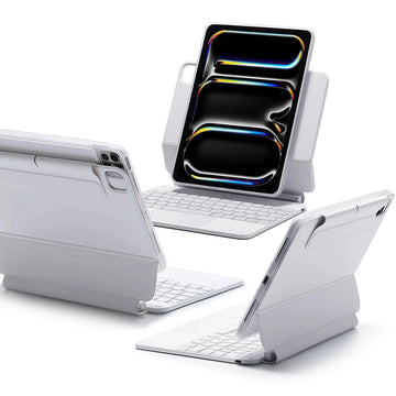 iPad Pro 11” (2025) Rebound Magnetic Keyboard Case 360 - US Layout-White ESR ESR