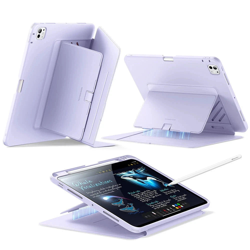 iPad Pro 11" (2025) Flip Magnetic Case with Pencil Holder - Purple ESR ESR