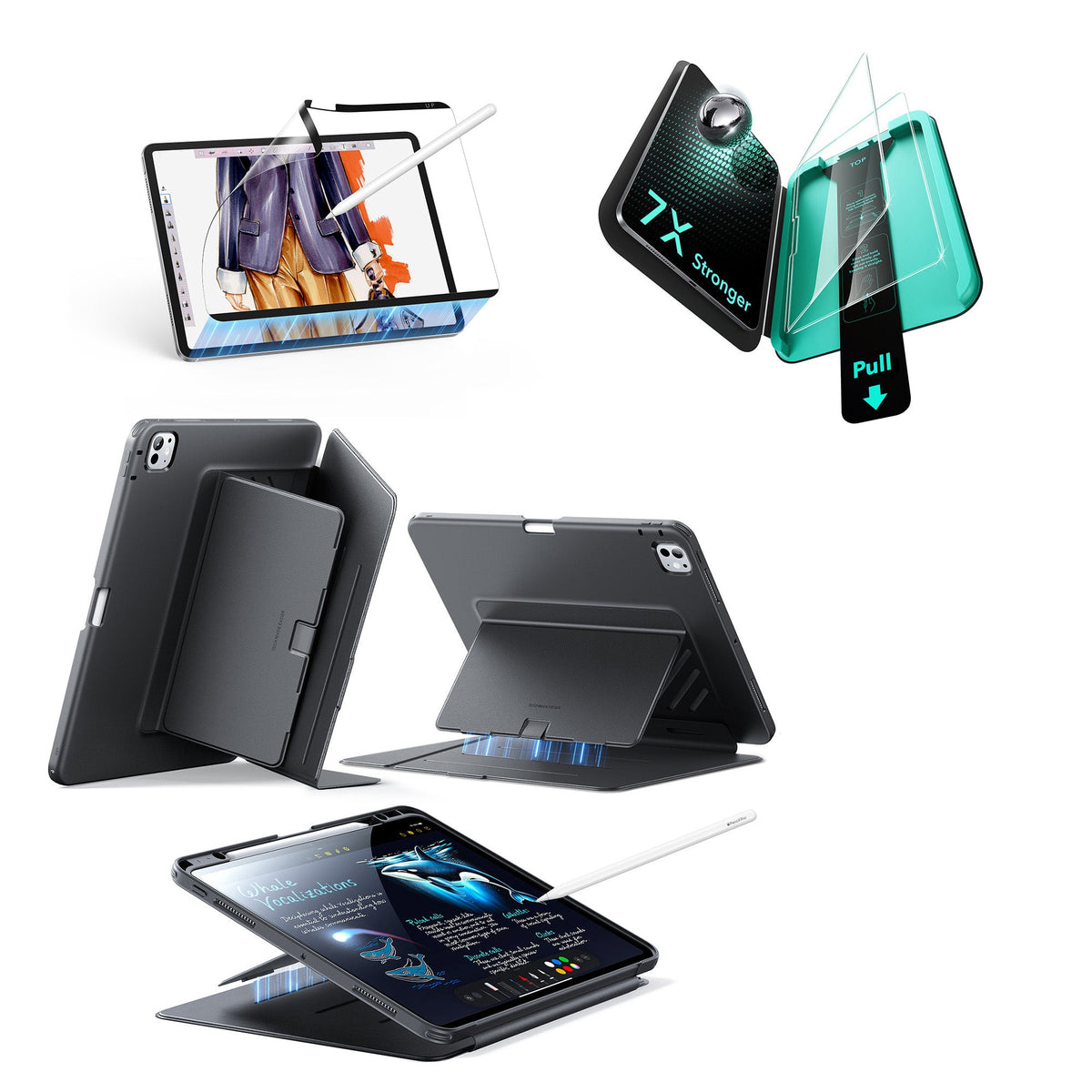 iPad Pro 11ʺ (2025) Flip Transformation Bundle - Black ESR ESR