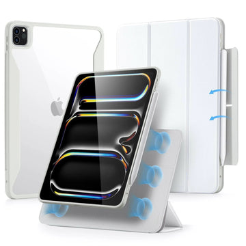 iPad Pro 11ʺ (2024) Rebound Hybrid Case 360 - Brilliant White ESR ESR