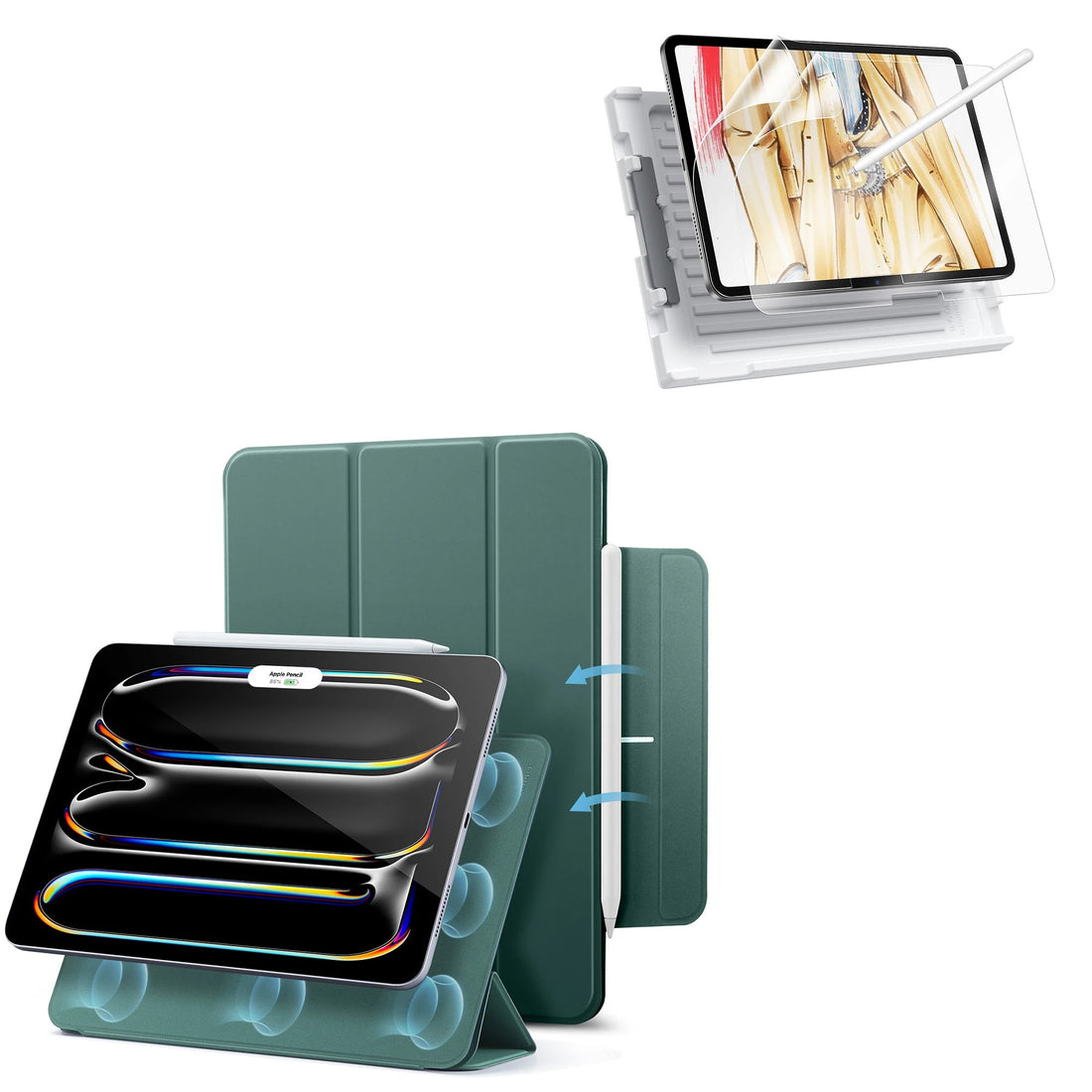 iPad Pro 11ʺ (2025) Rebound Paper-Feel Bundle - Forest Green ESR ESR