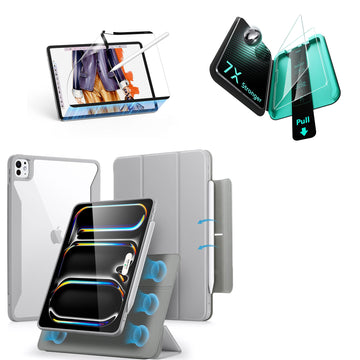 iPad Pro 11ʺ (2025) Rebound Transformation Bundle - Grey ESR ESR