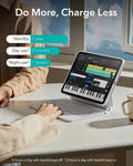 iPad Pro 11ʺ (2025) Rebound Magnetic Keyboard Case 360 Pencil Bundle - US Layout-White ESR ESR