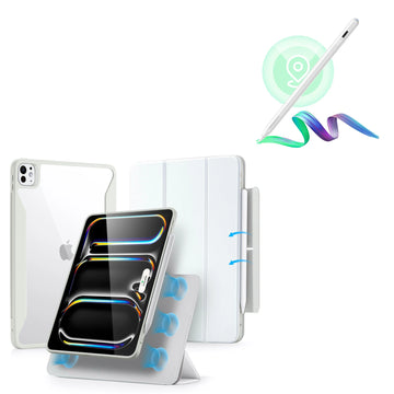 iPad Pro 13ʺ (2024) Rebound Hybrid Case 360 with Digital Pencil Bundle - Brilliant White ESR ESR