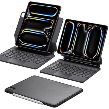 iPad Pro 13 inch2024 Rebound Magnetic Keyboard Case 360 US BLack