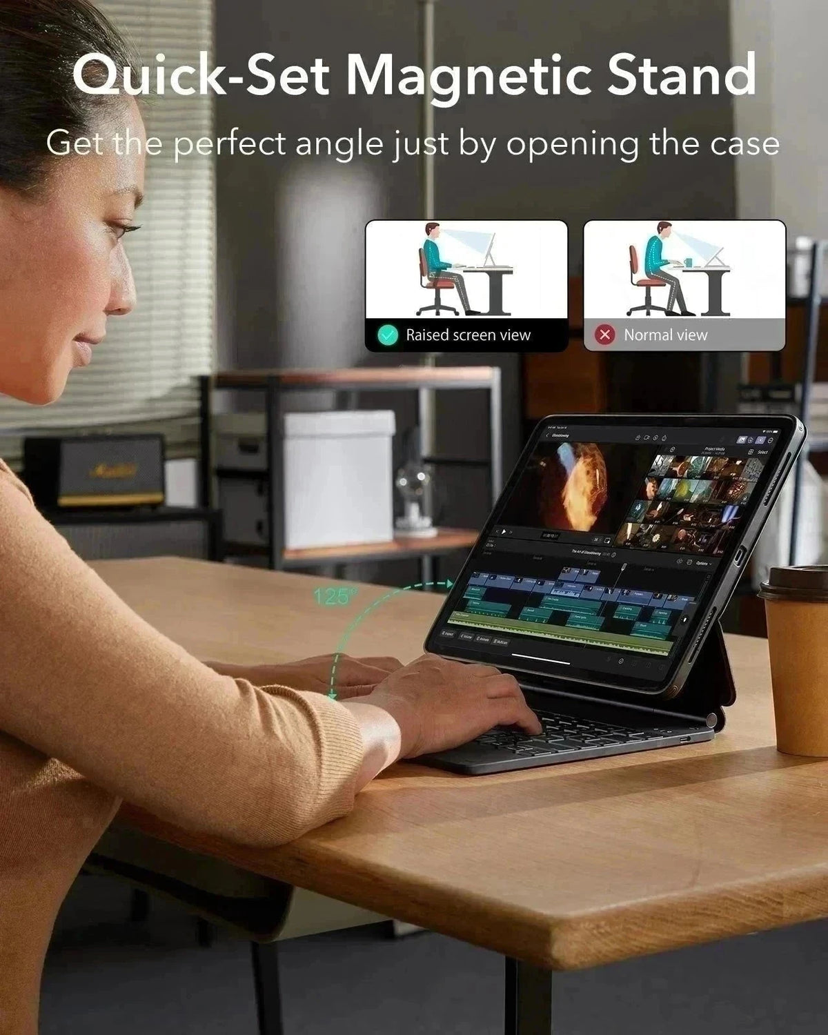 quick-set magnetic stand