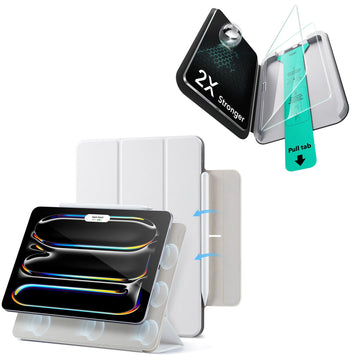 iPad Pro 13ʺ (2025) Rebound Protection Bundle - Brilliant White ESR ESR