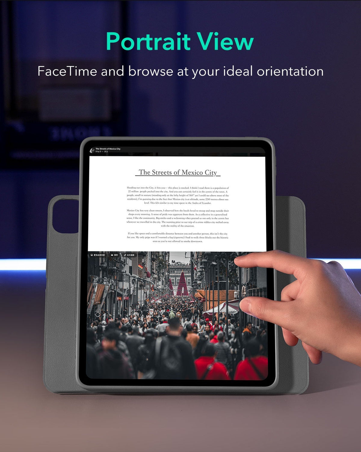 iPad Pro 13" (2025) Shift Transformation Bundle - Grey ESR ESR