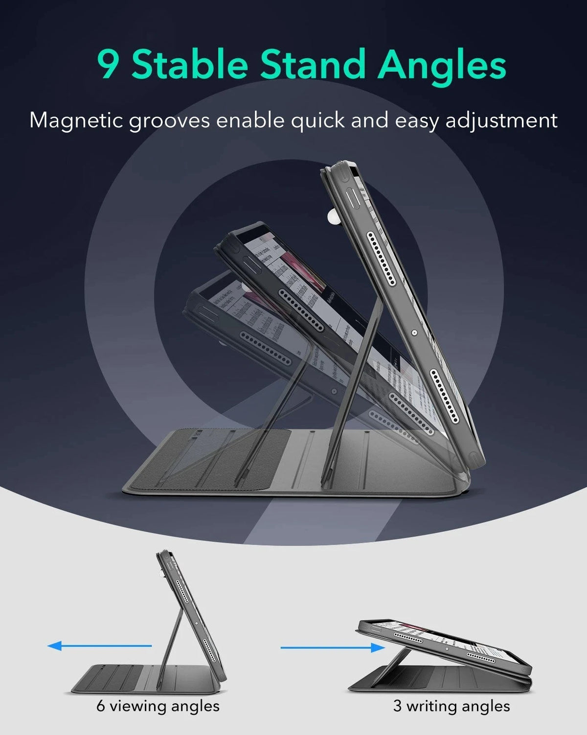 iPad Pro 13" (2025) Shift Transformation Bundle - Grey ESR ESR