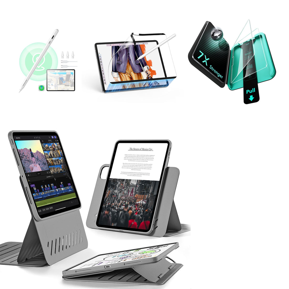 iPad Pro 13ʺ (2025) Shift Transformation with Digital Pencil Bundle - Grey ESR ESR