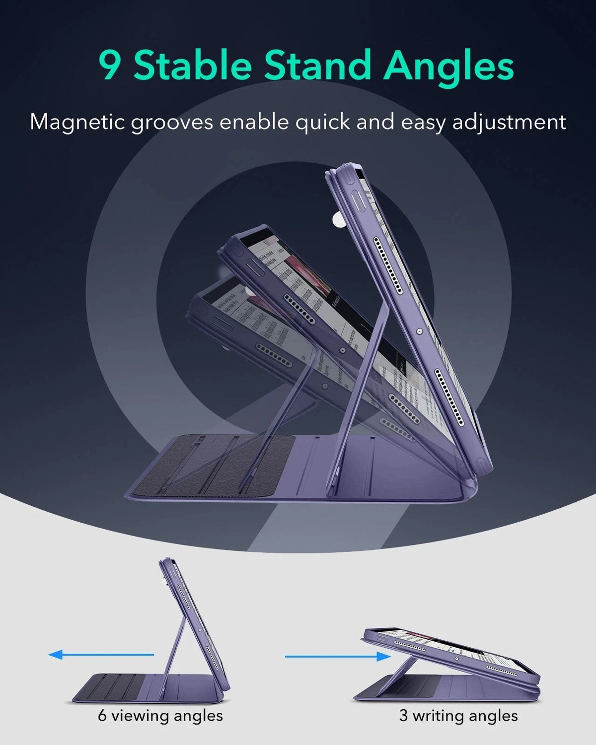 iPad Pro 13" (2025) Shift Transformation Bundle - Purple ESR ESR