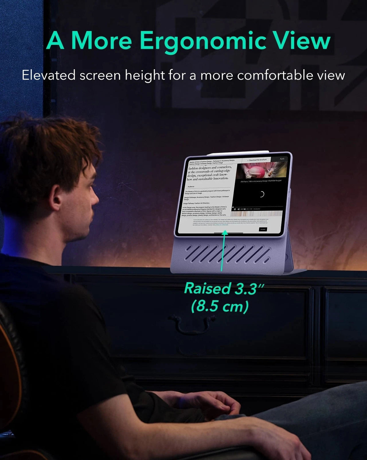 iPad Pro 13" (2025) Shift Transformation Bundle - Purple ESR ESR