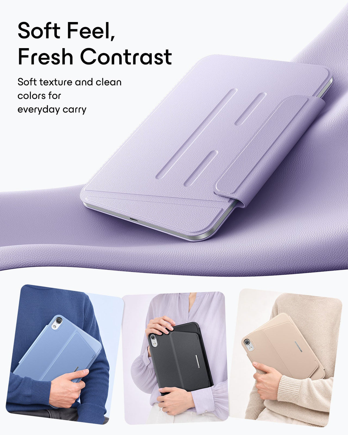 iPad mini (A20 Pro) AirStance Magnetic Case - Purple ESR ESR
