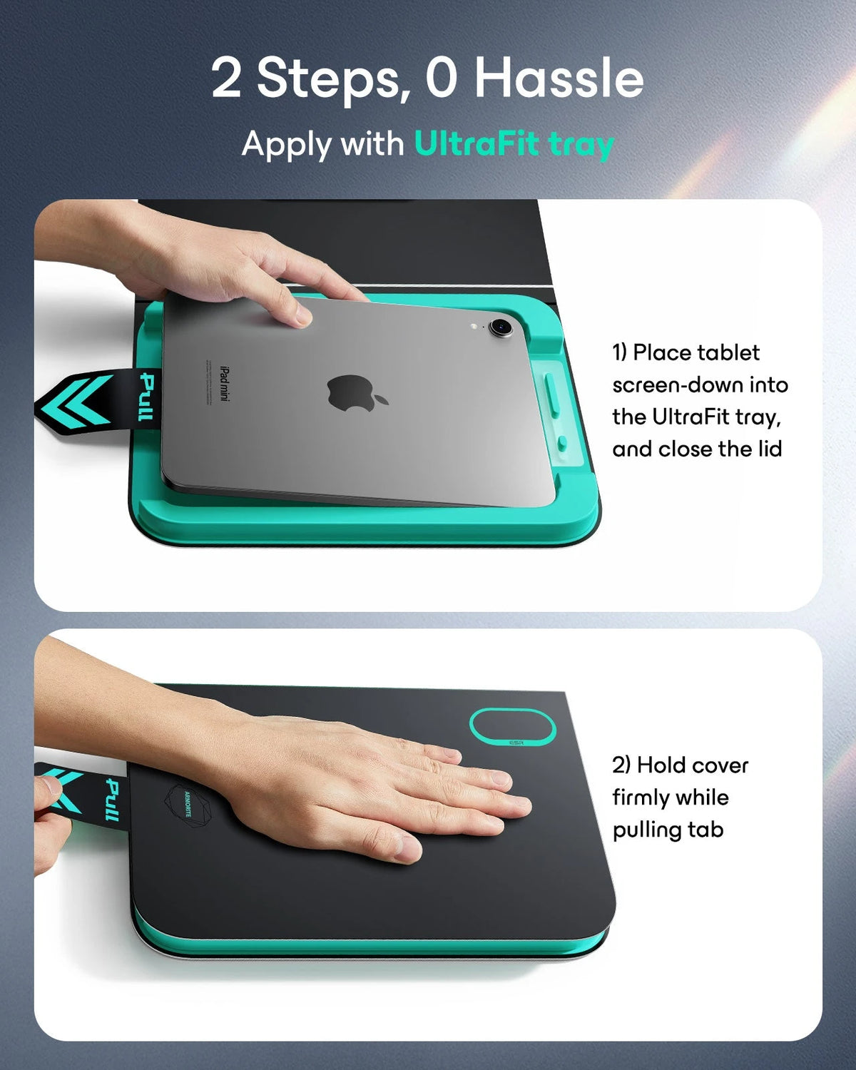 iPad mini (A20 Pro) UltraFit Armorite® Paper-Feel Screen Protector (Tempered Glass) - 2 Pack ESR ESR