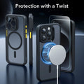 iPhone 15 Pro Max Classic Pro Case (HaloLock) Set - Frosted Black ESR ESR