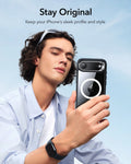 ESR iPhone 17 Air Magsafe Case with Stand Camera Control Clear Black Stay Original