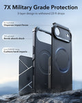 ESR iPhone 17 Air Cyber Tough Magsafe Case with Camera Control Black Military Grade Protection