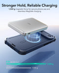 ESR iPhone 17 Air Cyber Tough Magsafe Case with Camera Control Blue Magsafe Charging