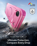 ESR iPhone 17 Air Cyber Tough Magsafe Case with Camera Control Pink