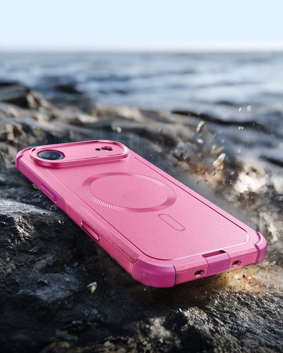 ESR iPhone 17 Air Cyber Tough Magsafe Case with Camera Control Pink 