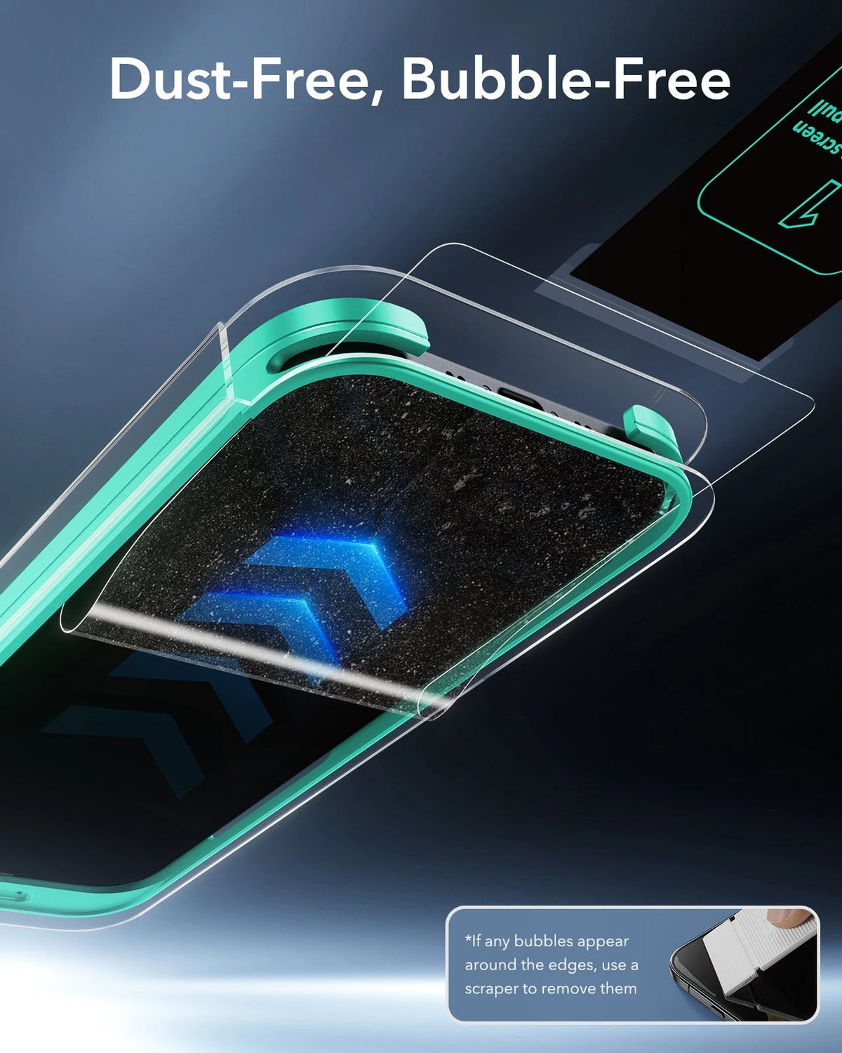 ESR iPhone 17 Air UltraFit Armorite Screen Protector Bubble Free