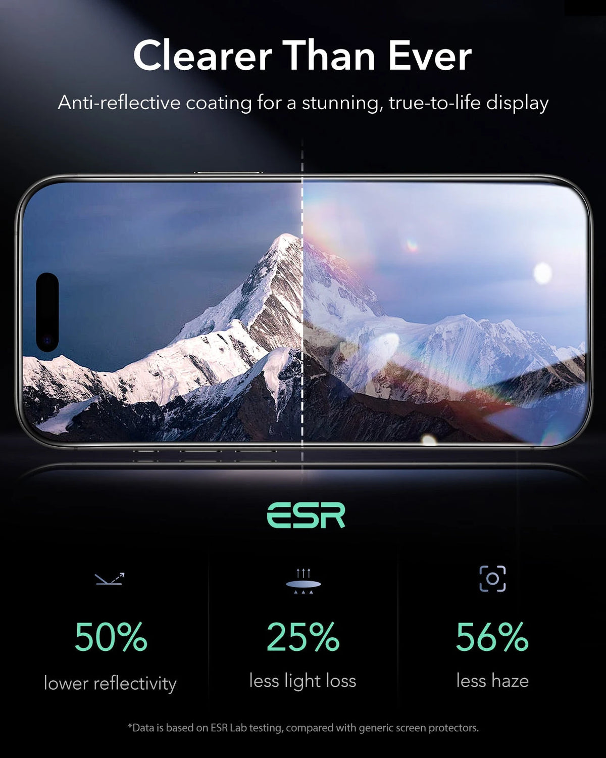 ESR iPhone 17 Air UltraFit Armorite Screen Protector Clear Than Ever