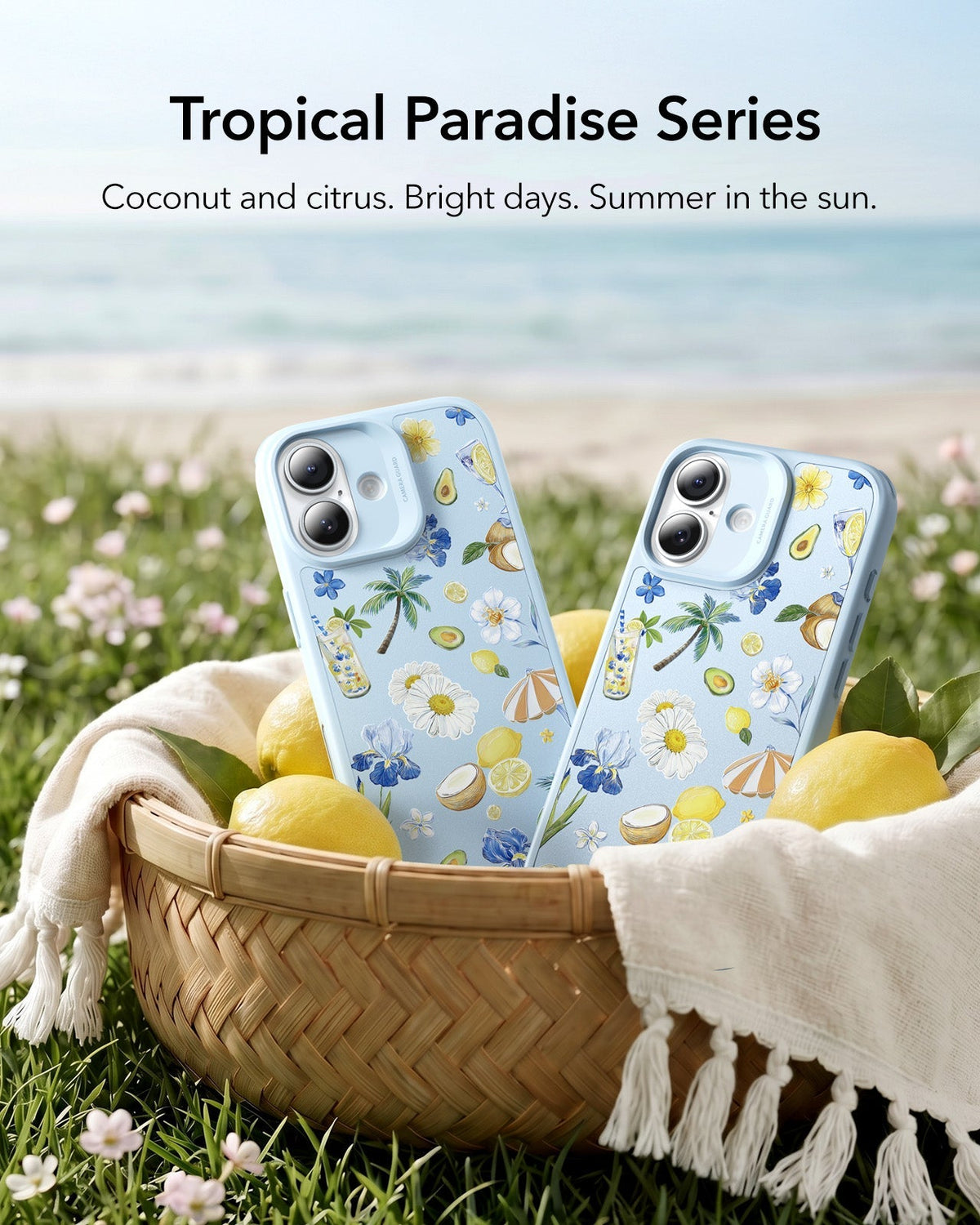 ESR Floral Pattern Magsafe Case for iPhone 17 Tropical Paradise Series
