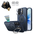 iPhone 17 Classic Magsafe Case with Corning Glass Screen Protector Frosted  Blue