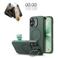 iPhone 17 Cloud Soft Magsafe Case with Corning Glass Screen Ptorctor Green