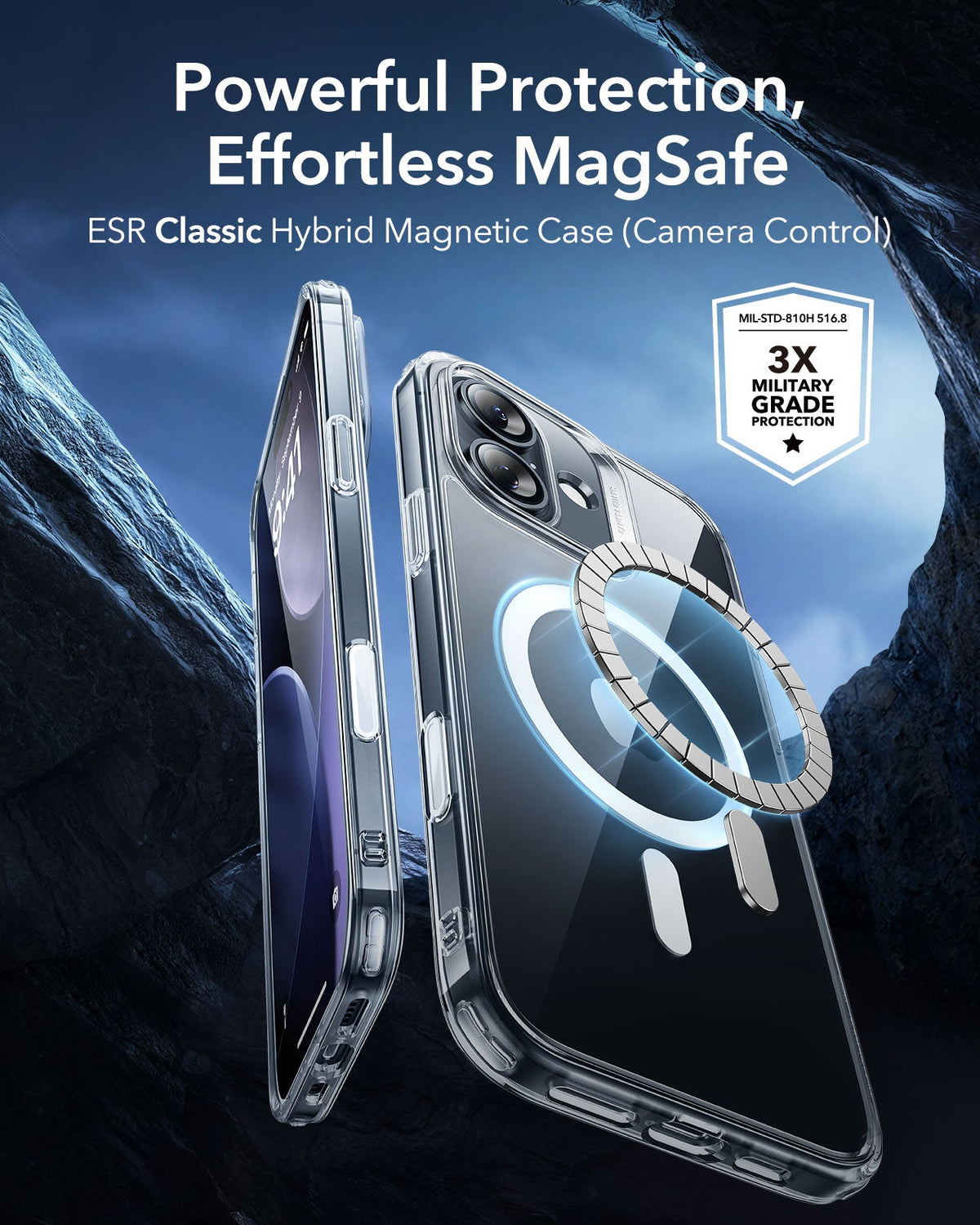 ESR iPhone 17 Magsafe Case with Camera Control Clear 