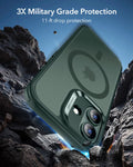 ESR iPhone 17 Magsafe Case with Camera Control Frosted Green 3× Military Grade Protection