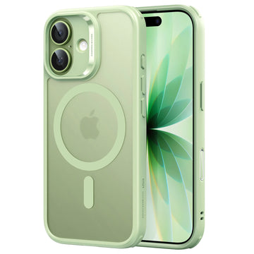 iPhone 17 Claiss Hybrid Magsafe Case Frosted Light Green