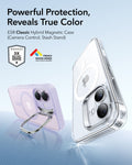 iPhone 17 Claiss Hybrid Magsafe Case with Stand Frosted Light Purple Powerful Protection Reveals True Color