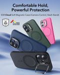 iPhone 17 Cloud Soft Magnetic Case (Camera Control, Stash Stand) - Black ESR ESR