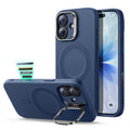 blue esr best alternative apple silicone iPhone 17 Cloud Soft Magnetic Case with stash stand 