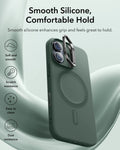 iPhone 17 Cloud Soft Magnetic Case (Camera Control, Stash Stand) - Olive Green ESR ESR