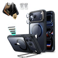 iPhone 17 Pro Classic Magsafe Case with Corning Glass Screen Protector Clear Black