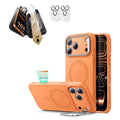 iPhone 17 Pro Cloud Soft Magsafe Case with Corning Glass Screen Ptorctor Orange