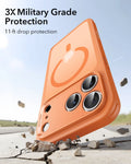 ESR iPhone 17 Pro Magsafe Case with Camera Control Frosted Orange  Wireless charging