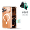 iPhone 17 Pro Max Classic Hybrid Magsafe Case with Screen Protector Bundle Clear