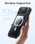 ESR iPhone 17 Pro Max Classic Hybrid Magsafe Case with Stand Camera Control Clear Black 