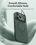 iPhone 17 Pro Max Cloud Soft Magnetic Case (Camera Control, Stash Stand) - Olive Green ESR ESR