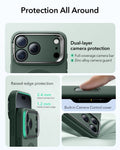 iPhone 17 Pro Max Cloud Soft Magnetic Case (Camera Control, Stash Stand) - Olive Green ESR ESR