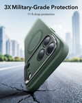 iPhone 17 Pro Max Cloud Soft Magnetic Case (Camera Control, Stash Stand) - Olive Green ESR ESR